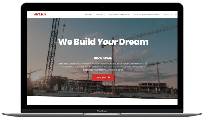 Reka Indah Builders website